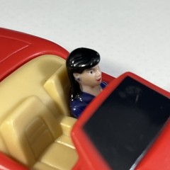 SUPERMAN The Animated Series Lois Lane in Car Pull Back Toy 1997 Burger King DC
