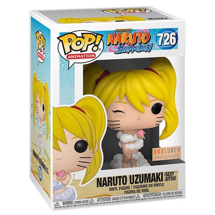 Funko Pop Naruto Shippuden Sexy No Jutsu Figure w/ Protector BoxLunch Exclusive