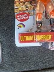 WWE LJN MATTEL SUPERSTARS ULTIMATE WARRIOR ACTION FIGURE BLACK CARD Chase