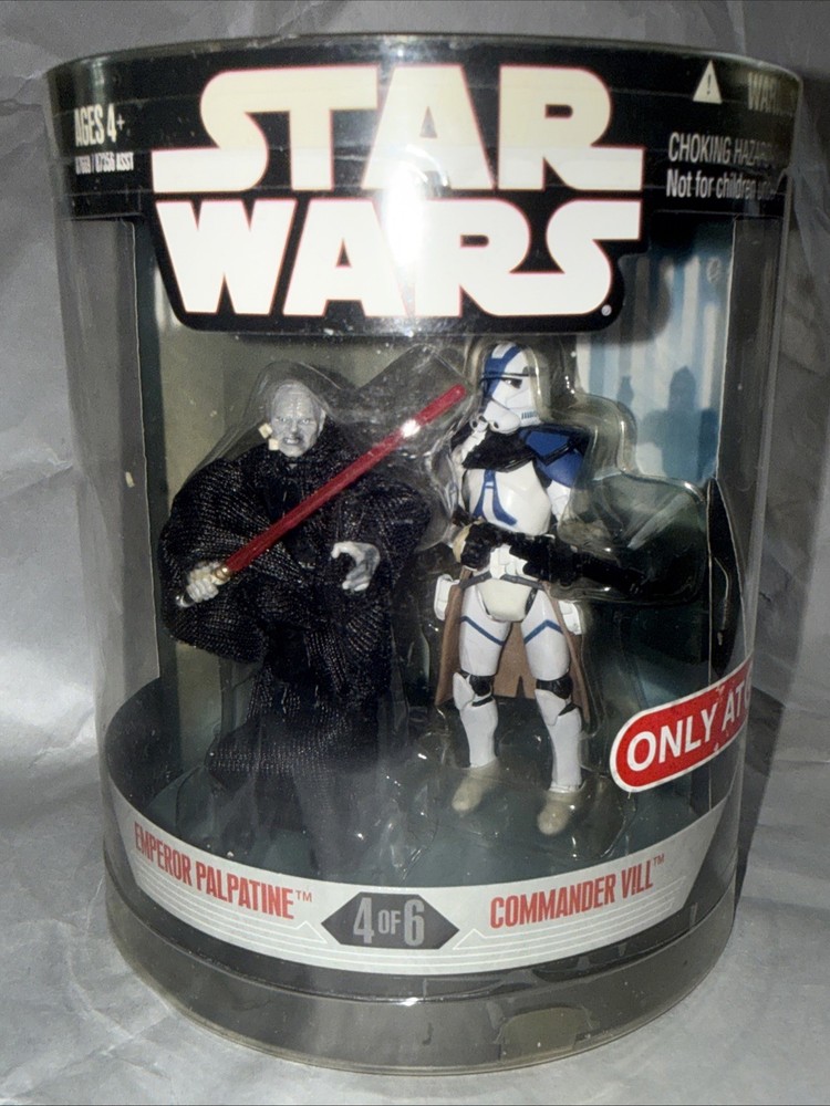 Star Wars Order 66 Emperor Palpatine Commander Vill Figure 4 of 6 Hasbro MISB