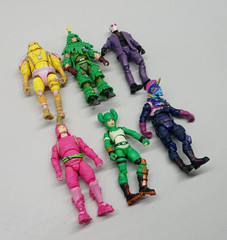 Fortnite 4″ Action Figures Lot Of 6 Loose No Accessories