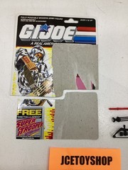 VINTAGE HASBRO 1988 STORM SHADOW V2 COMPLETE CARDBACK CUT