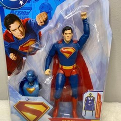 Spin Master DC Studios Superman 4-Inch Action Figure with Collect to Build Piece