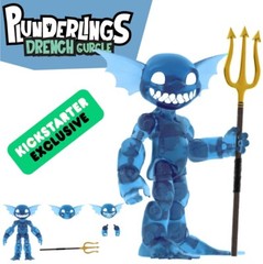 Drench BUBBLER Plunderlings Lone Coconut blue Goblin figure Hatchling Walloping