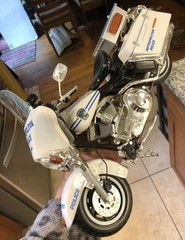 1/6 , GI Joe Metropolitan POLICE HARLEY-DAVIDSON ELECTRA GLIDE MOTORCYCLE