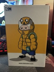 Adventure Time Kidrobot Puff Jake n Lil Finn Figure Original Color As Pictured