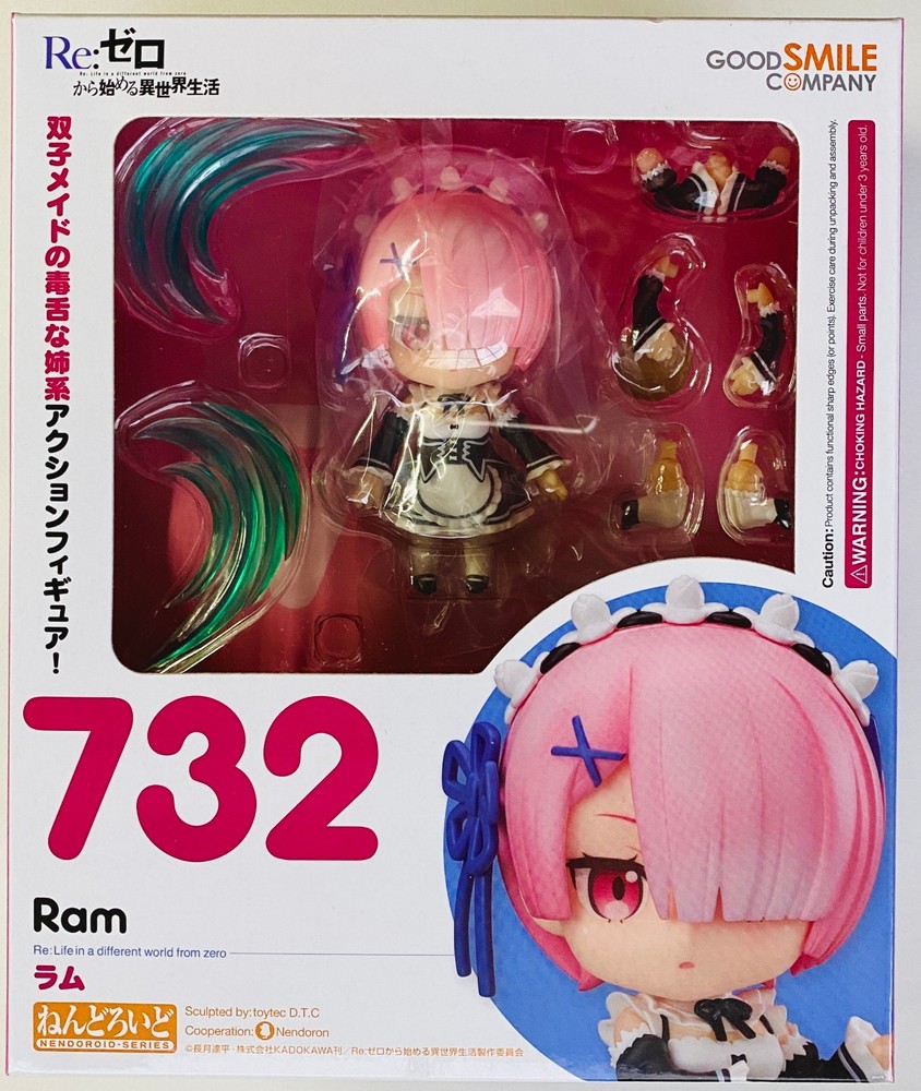 Ram Nendoroid Figure 732 – Re:Zero – 1st Edition – Brand New