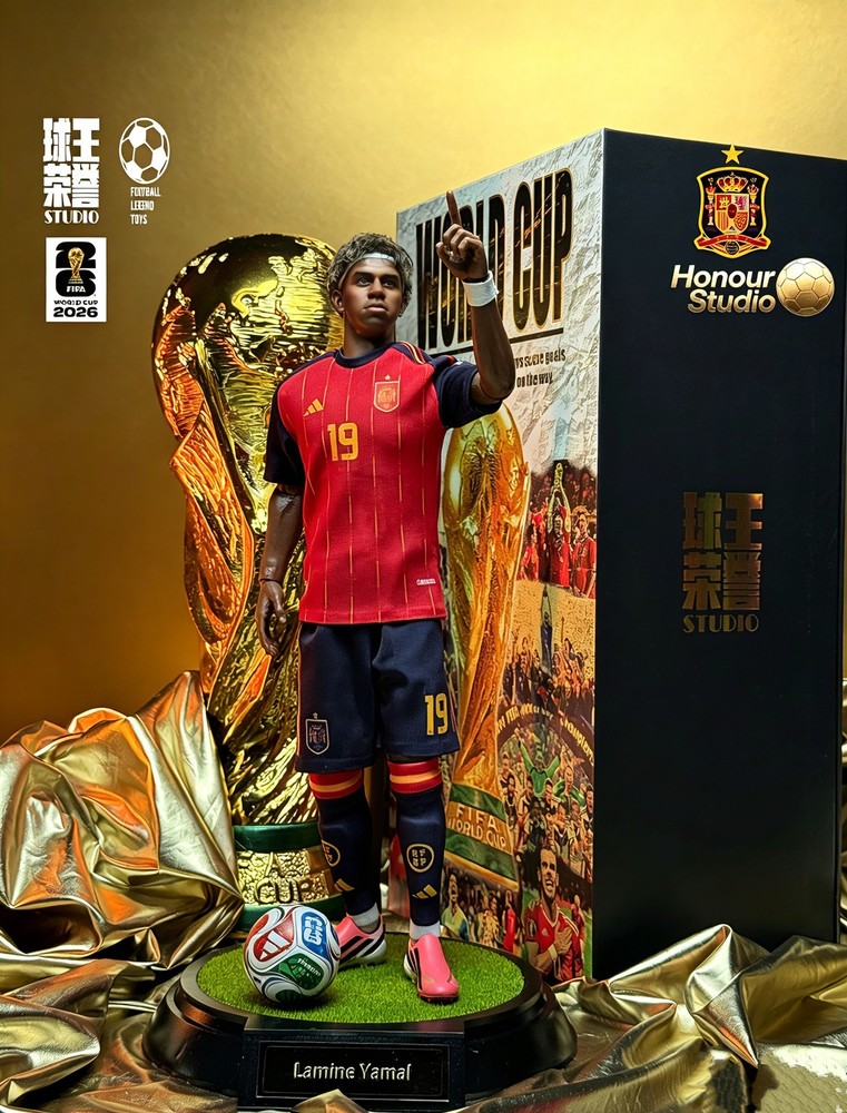 Football Legend Studio Lamine Yamal Spain Champion Figure 2026 World Cup
