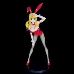 Anime Fairy Tail Lucy Heartfilia Bunny Girl Figure Model 38cm Collect Toy Gifts