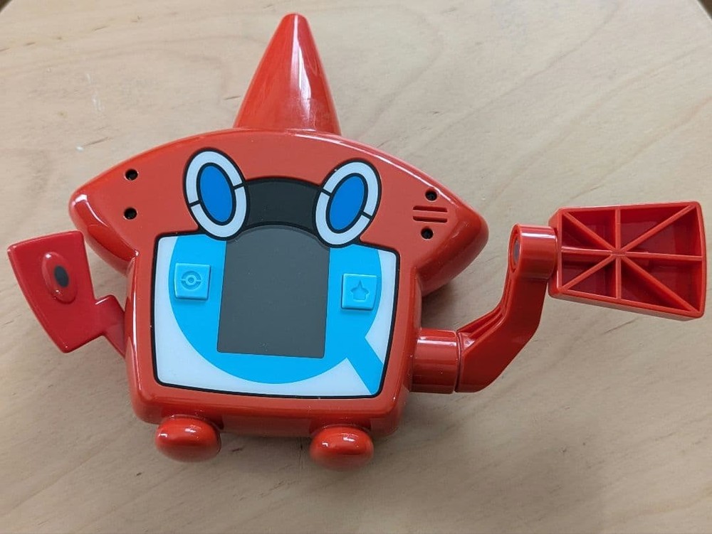 Pokemon Rotom Pokedex TOMY Electronic Figure Toy Red Japanese Rare Tested