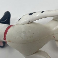 Vintage Disney 101 Dalmatians Pongo PVC Dog Red Collar Figure 3 Inch