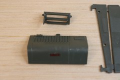 GI Joe Killer Whale PARTS Lot: Depth Charge Release Enginve Cover, Broken Vanes