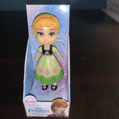 Mini Toddler Frozen Fever Anna Disney Jakks Pacific 3.5″ Figure Doll Toy