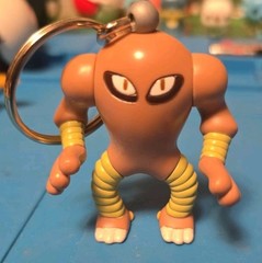 Vintage Pokémon Keychain Lot – Burger King 1999 – Hitmonlee, Nidoking, Geodude