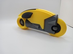 Retro Lightcycle Yellow for Vintage Tron display action figures & light cycle