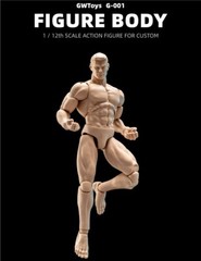 GWToys G001 1/12 Male Zero Body Flexible Strong Muscule Body 6″ Action Figure