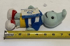 Rare GIL LISBON / LISBOA EXPO´98 MASCOT PLUSH FIGURE, PORTUGAL, 1998, 7 Inch