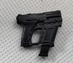 9mm Semi Auto Pistol 1/12 Scale Weapon Action Figure Accessory Force