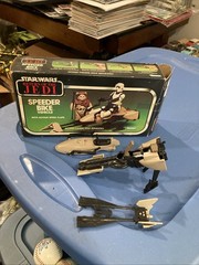 Kenner 1983 Star Wars Return of The Jedi Speeder Bike Vehicle With Original Box