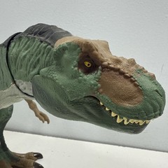 Custom Mattel Jurassic World Bull Buck T-Rex Rebirth Inspired Green Rex Escape