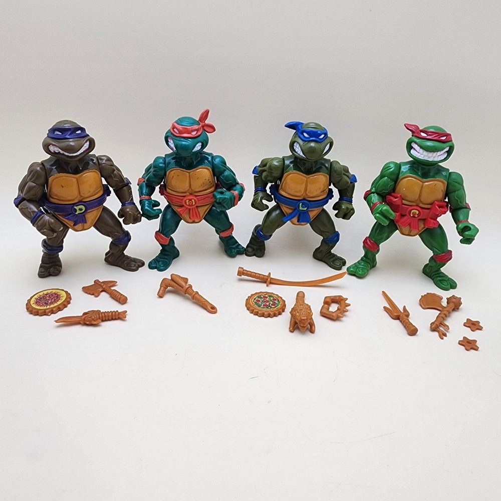 Teenage Mutant Ninja Turtles TMNT (1991) STORAGE SHELL Turtles LEO RAPH MIKE DON