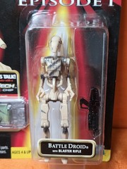 Hasbro NIP BATTLE DROID action figure toy Star Wars Episode 1 w/ COMMTECH CHIP
