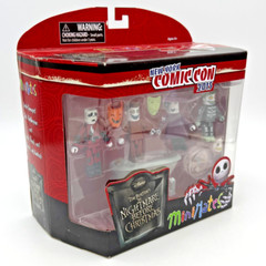 NIGHTMARE BEFORE CHRISTMAS MiniMates New York Comic Con 2015 Deluxe Box Set NEW