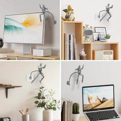Action Figure Flight Stands Wall Mounted, Flying Action Figure Hidden Stand