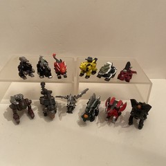 Lot of 12 Zoids Mini Figures 2000’s Battle Champions Tomy – See Description