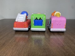 CoComelon Toy Vehicles Set 3 (Ice cream, Fire, Garbage Truck) Jazwares LLC 2020