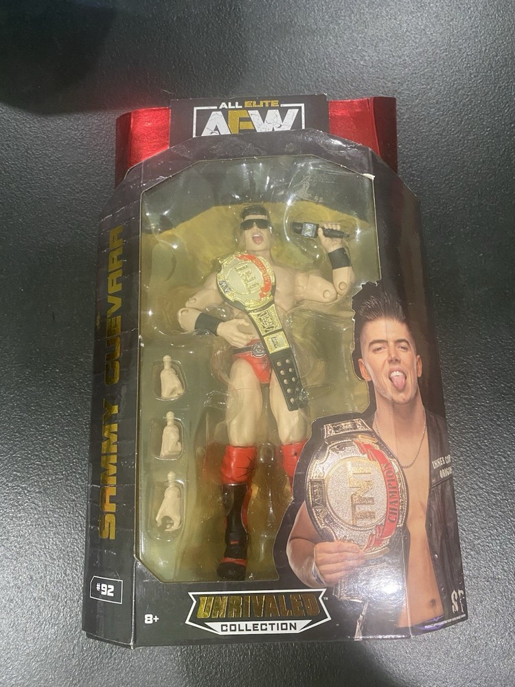 AEW Unrivaled SAMMY GUEVARA Target Exclusive 6″ Figure + TNT Champion Title Belt