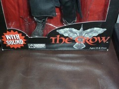 THE CROW REEL TOYS 2002 BRANDON LEE 12 INCH FIGURE WITH SOUND OPENED complete