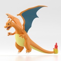 Pokemon Scale World Figure Charizard Kanto Region 1/20 Scale BANDAI JAPAN