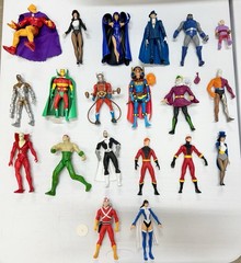 HUGE LOT OF 20 DC DIRECT JUSTICE LEAGUE FIGURES NEW GODS LEGION ZANTANA + MORE