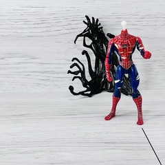 Spider-Man Movie 3 Symbiote Splatter Venom Punch 5″ Figure 2007 (NO HEAD!!!)
