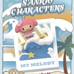 Miniso Sanrio Summer Surf Series Magnetic Fridge Magnet Confirmed Blind Box