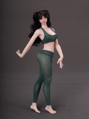LDDOLL 1/6 Girl Soft Silicone Action Figure Seamless Body Normal chunli 29M