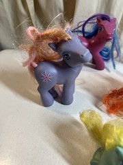 My Little Pony Figures Lot of 7 from Vintage 2002-2004 Various Sizes