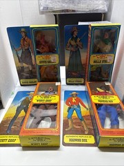 VTG Deadwood Dick Legends Of The West 1973 Excel Toy Corp 9.5″ Wyatt Earp Annie
