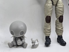 3d Printed BABY CHRISTMAS SKKELETON &DOG 1:12 6″ Classified Legend MULTIVERSE