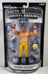 WWE Chris Benoit Road To Wrestlemania 23 Figure Jakks Pacific MINT Package Belt