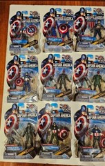 CAPTAIN AMERICA The First Avenger COMPLETE SET LOT Comic, Movie, Concept Figures