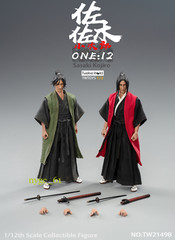 TWTOYS TW2149B 1/12 2pcs Sasaki Kojiro Miyamoto Musashi Action Figure Model Doll