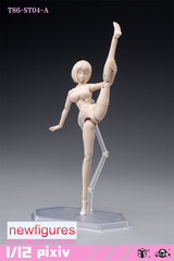 US Stock 86TOYS 1/12 T86-ST Flexible 6 inch Female Joint Action Figure Head Body