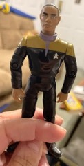 1994 Playmates STAR TREK Voyager TUVOK 100% Complete vulcan Commander 1995 vinta