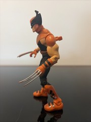 X-Men Evolution Battle Ravaged Wolverine w Sabretooth 2001 ToyBiz