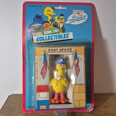 Big Bird Post Office, Sesame Street Collectibles, 1987, NEW, Tara, vintage