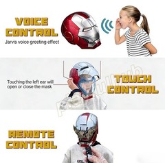 Iron Man MK5 AUTOKING 1:1 Helmet Wearable Voice control Cosplay Prop IN STOCK