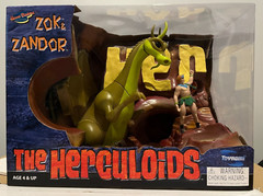 The Herculoids Diorama 3 Box Figure Set – Hanna Barbera – Toynami – Zok Tundro
