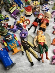 Huge Mixed Lot of Over 200 Random Toys & Figures HE MAN Anime review photos USED